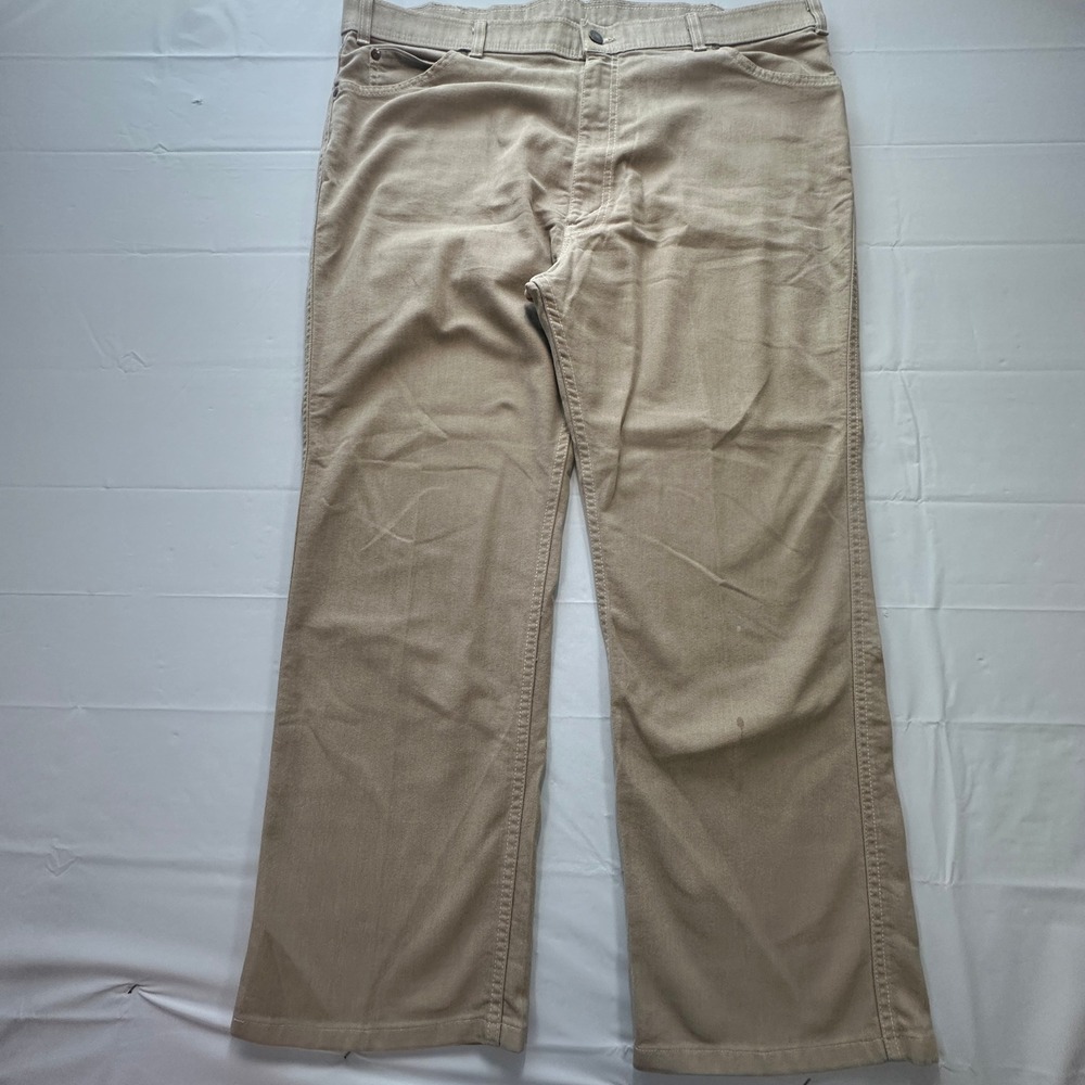Vintage Levis Tan Khaki Straight Leg Pants Mens 42x32 Made in USA